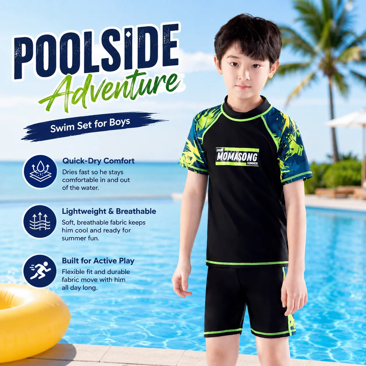 Kids Wide Brim UV Sun Hat – Wave Rider