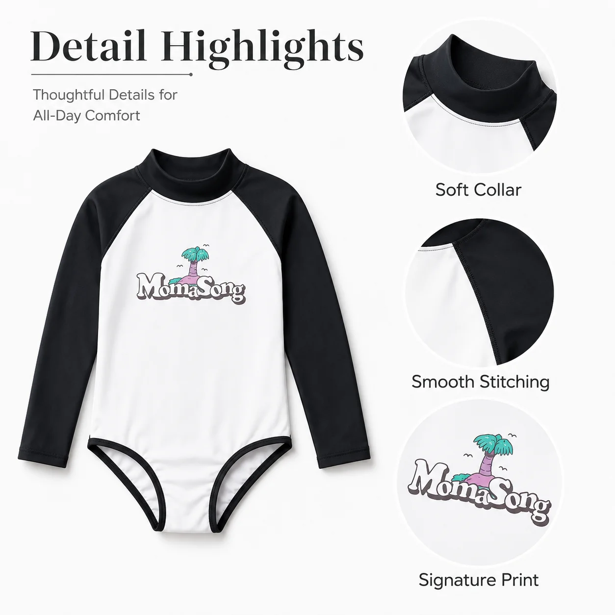 Girls Premium One-Piece Swimsuit – Mermaid Magic - view 3